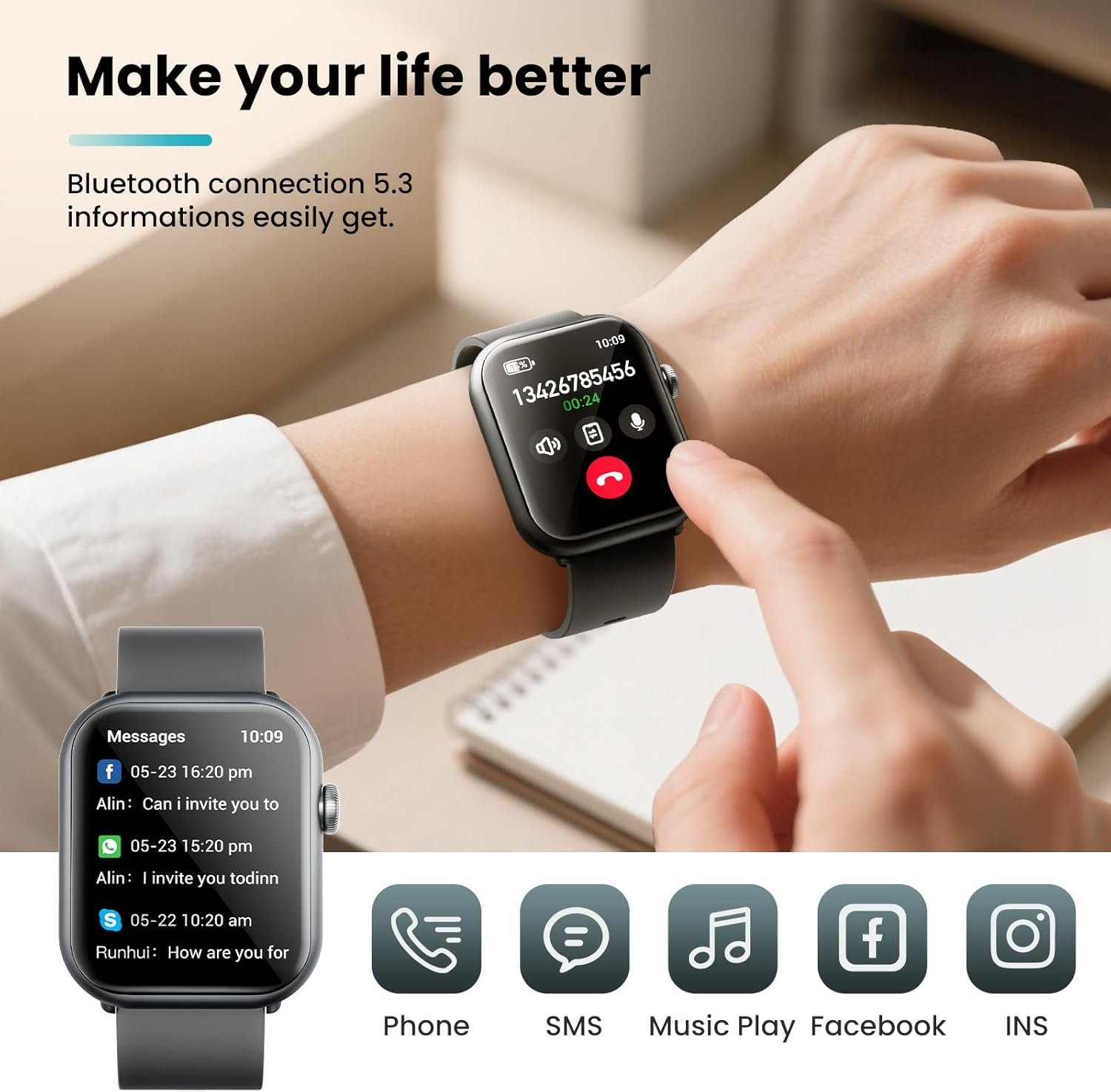 Smart Watche for Men Women