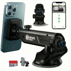 2-in-1 Car Phone Holder Mount & Dash Cam Smart