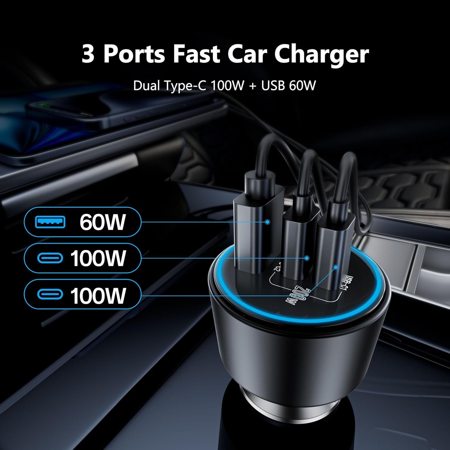 Car Charger Fast Charging 200W