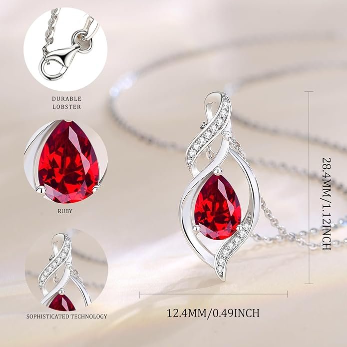 Birthstone Necklace for Women