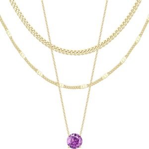 Gold Layered Necklaces for Women,