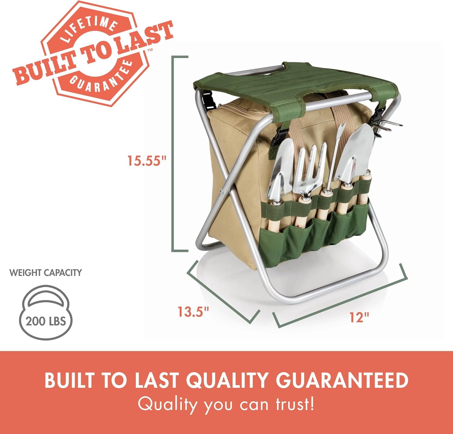 PICNIC TIME Garden Kneeler and Seat