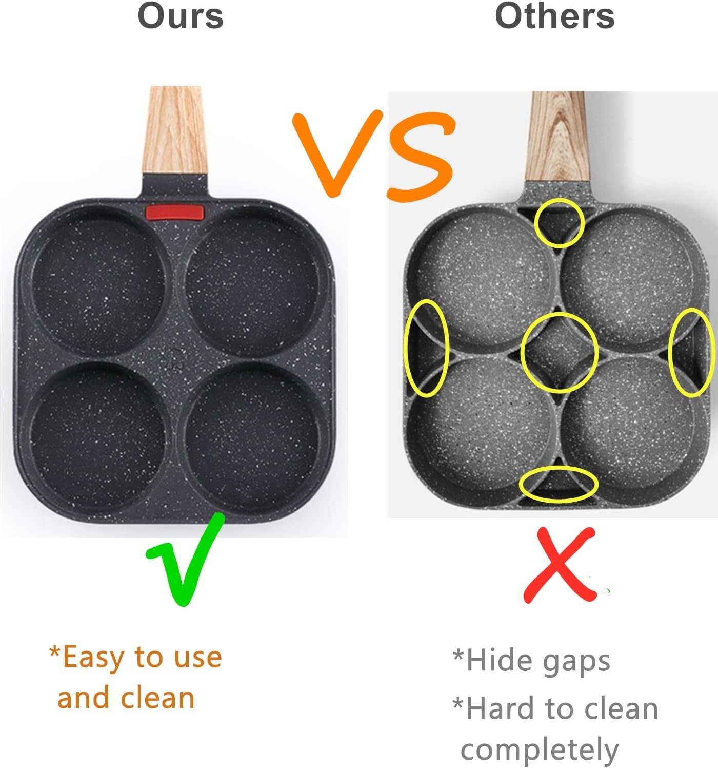 Nonstick 4-Cup Egg Pan