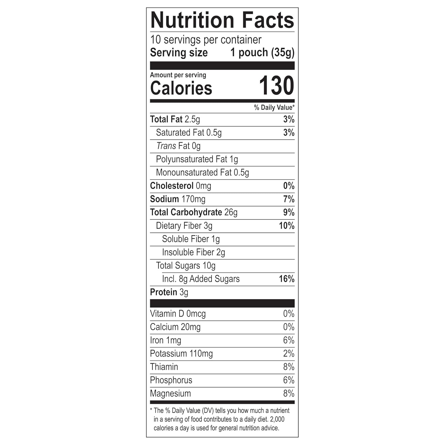 Steel Cut Instant Oatmeal Packets