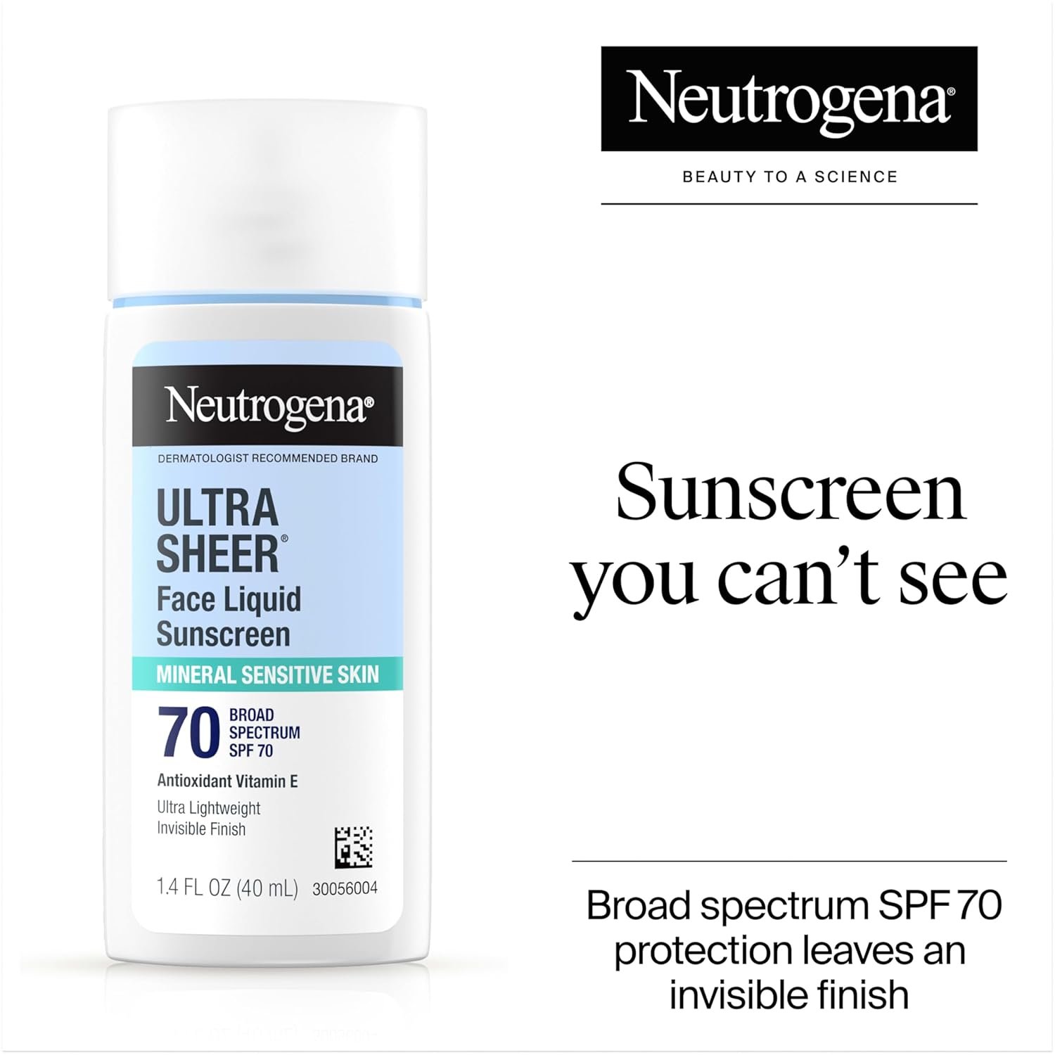 Ultra Sheer Liquid Mineral Sunscreen For Face