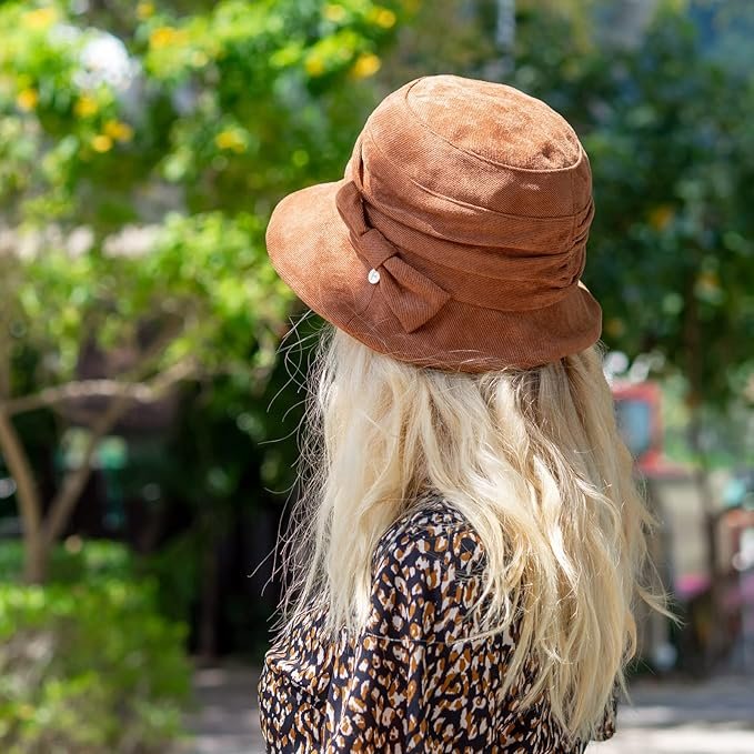 Vintage Cloche Bucket Hat