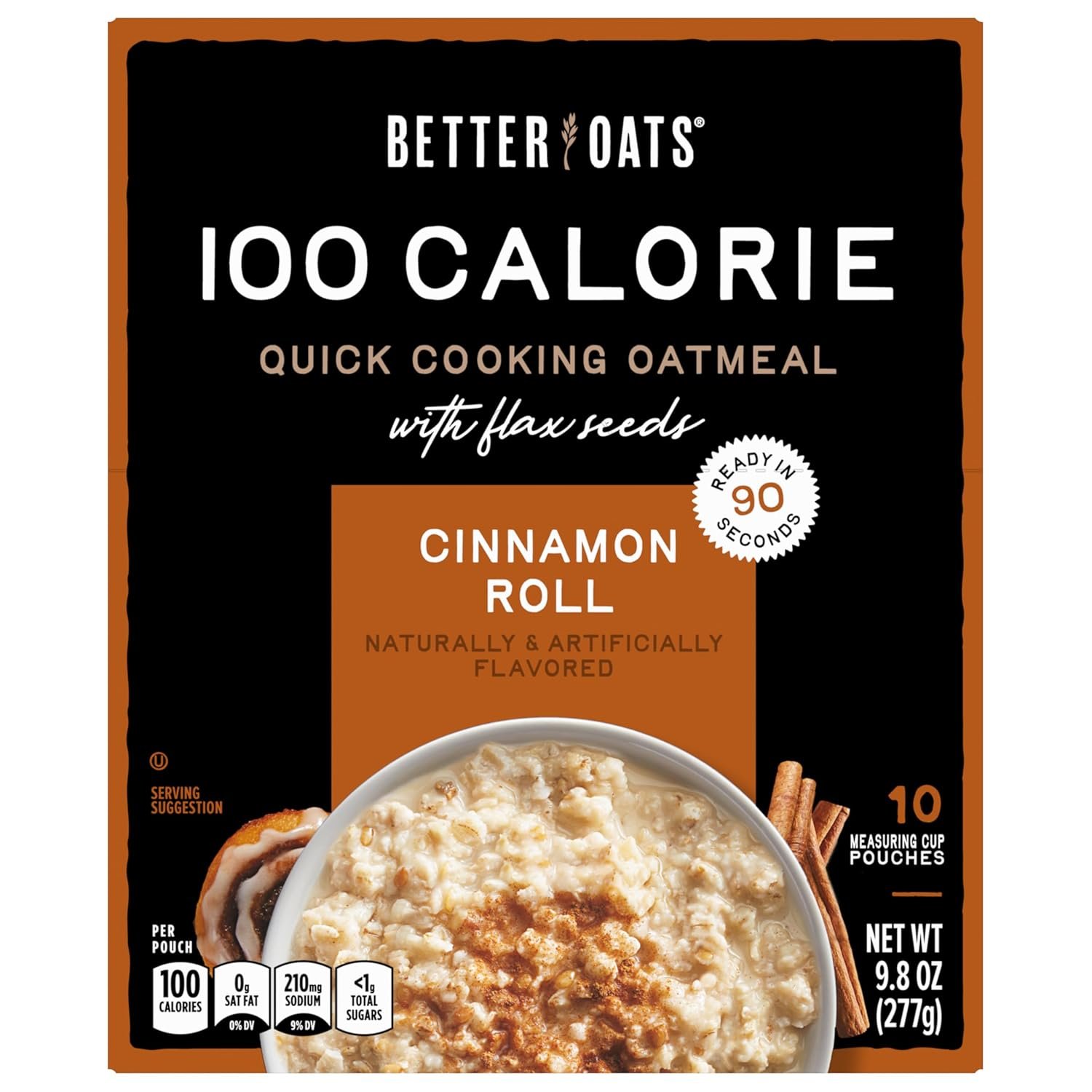 Cinnamon Roll Oatmeal Packets