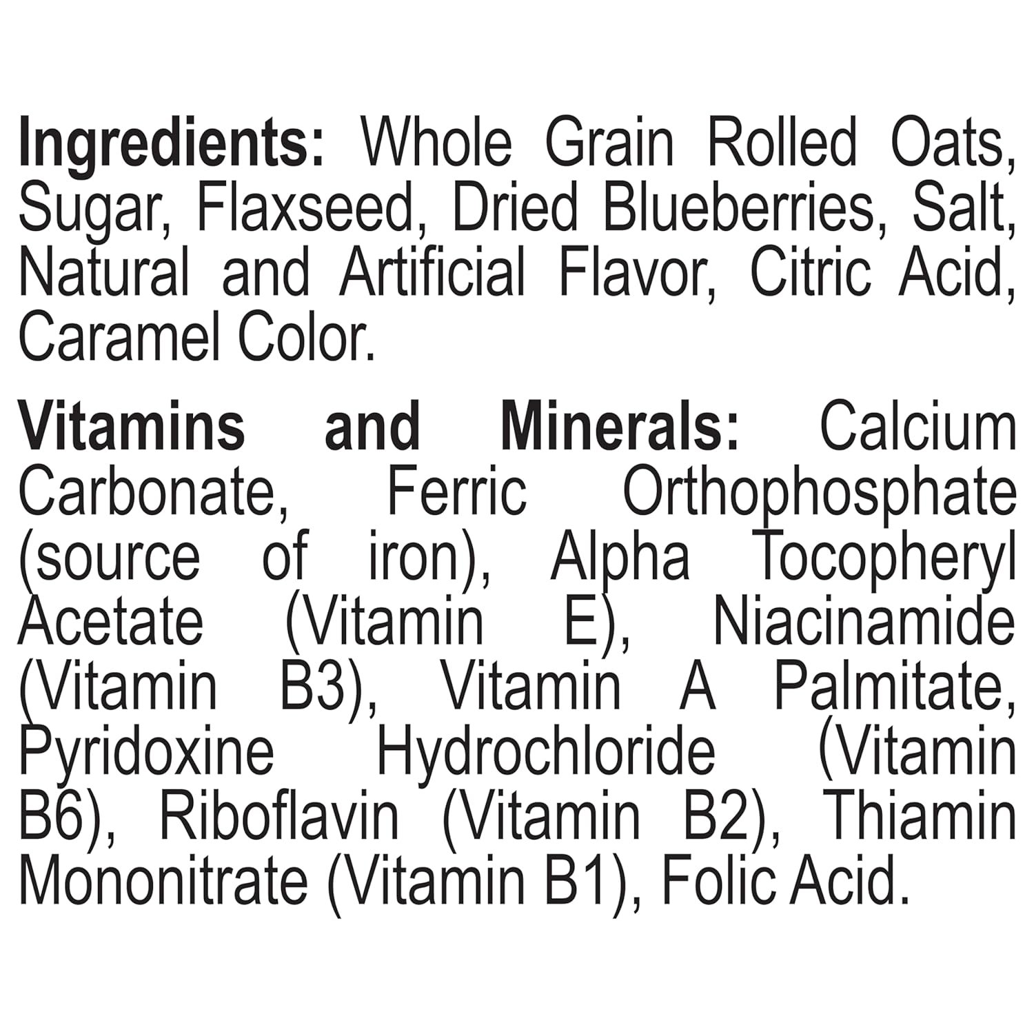 Thick & Hearty Instant Oatmeal Packets