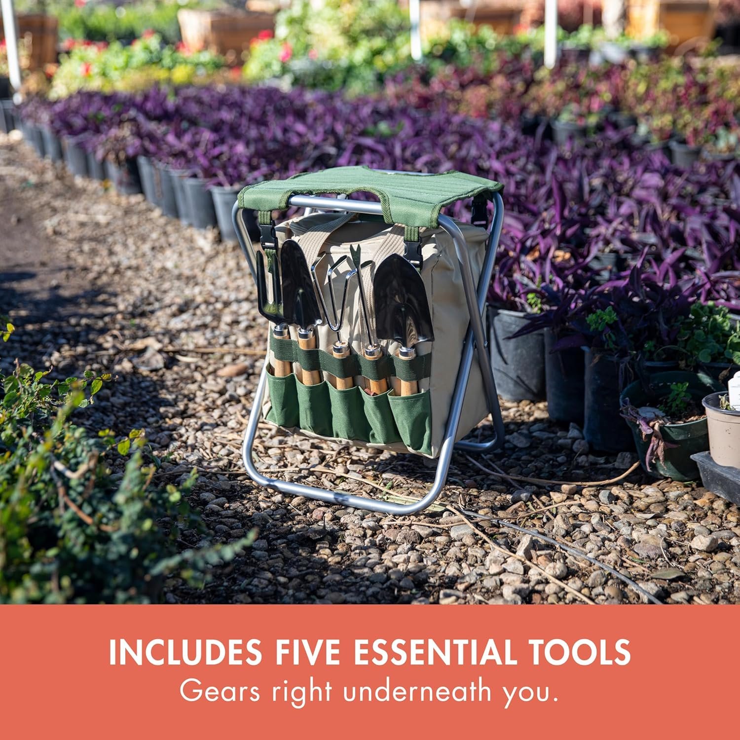 PICNIC TIME Garden Kneeler and Seat