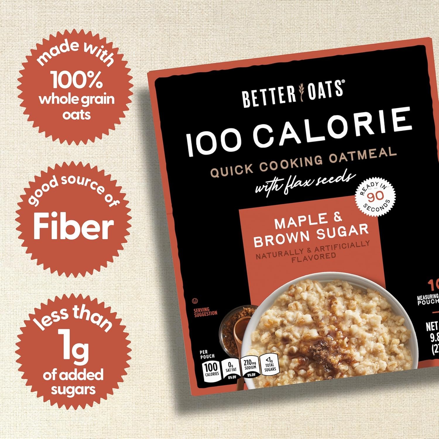 Maple & Brown Sugar Oatmeal Packets