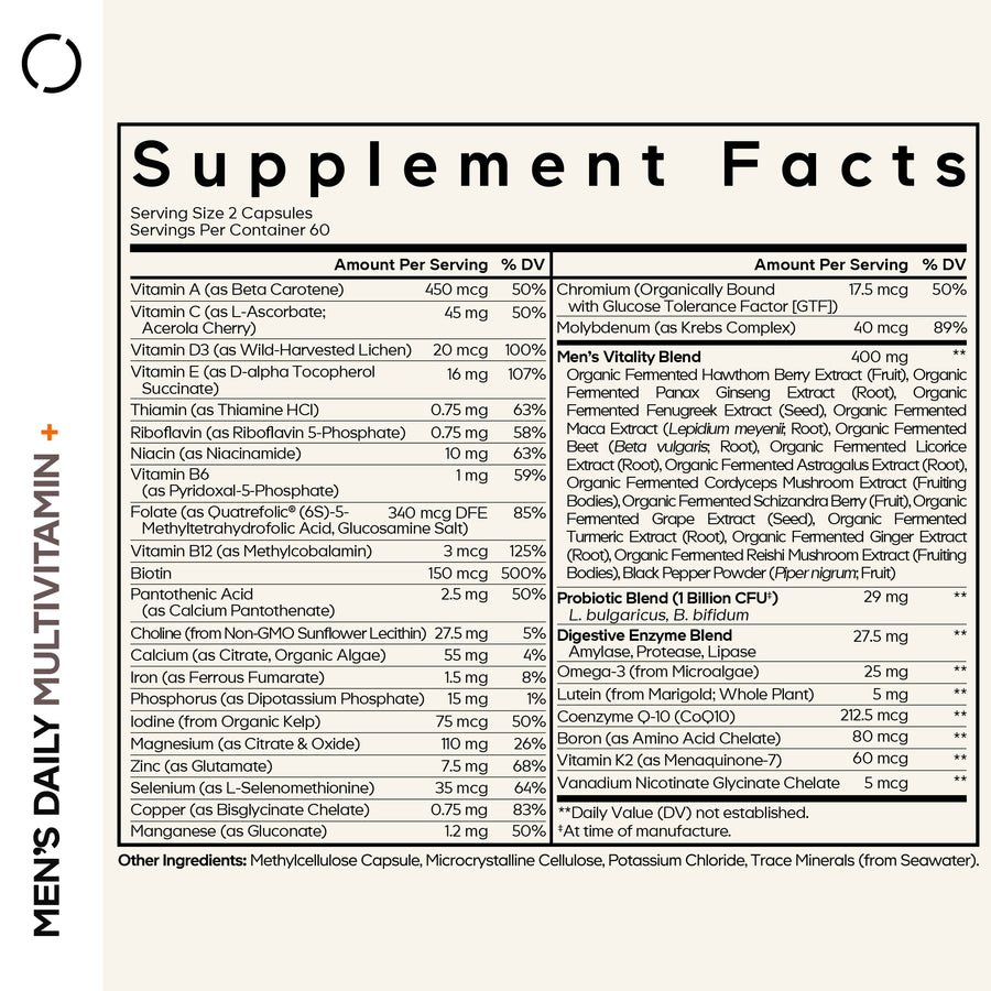 Men's Daily Multivitamin+